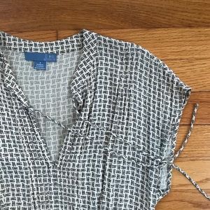 Anthropologie Cream “LOVE” Print Dress